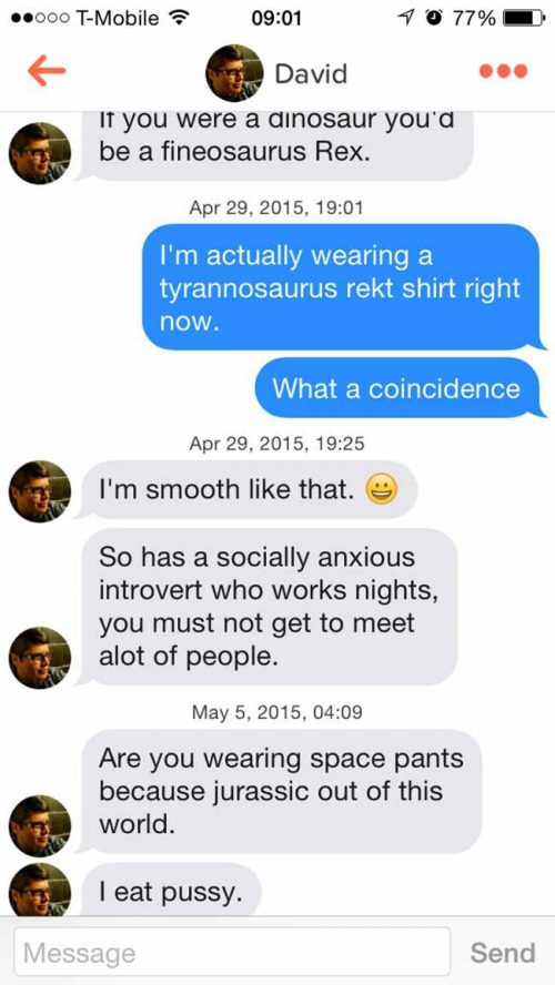 More Strange Tinder Conversations - moved - Page 8 of 8 - The Tasteless ...