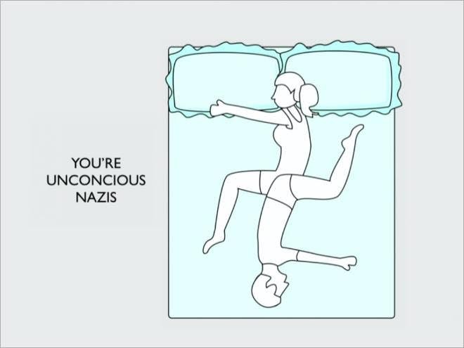 Shocking things your sleeping position can tell you
