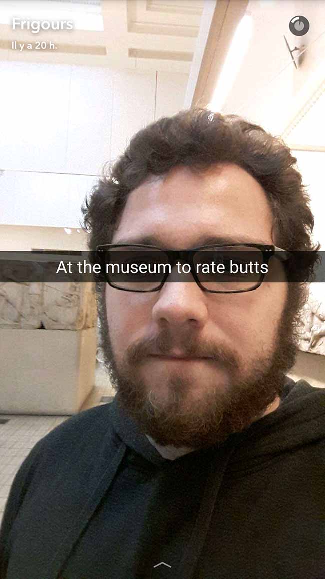 Rating Butts At The Museum