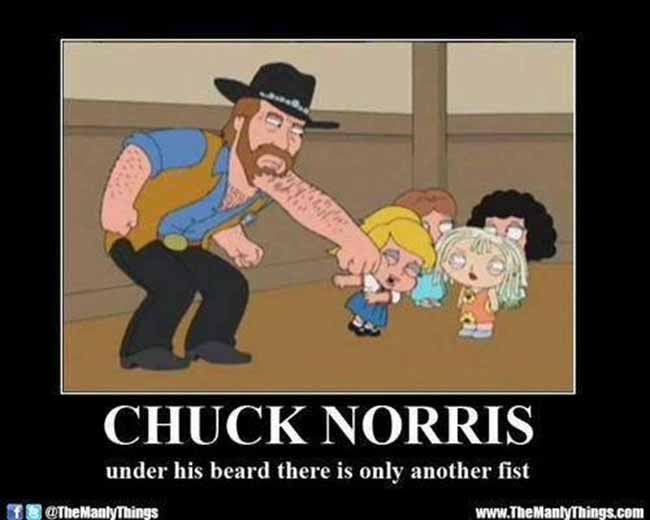 Because, Chuck Norris