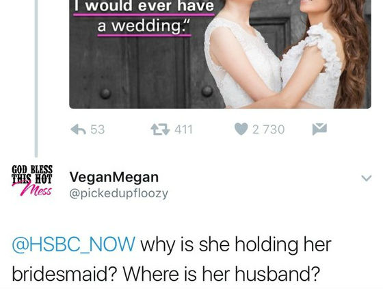 VeganMegan trolls a wedding